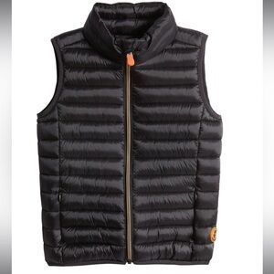 Save The Duck Kids' Ava Quilted Puffer Vest 
BLACK, Size 4 NWT